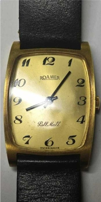 Винтаж ROAMER Pall Mall Швейцарские мужские Часы Cal. MST 475