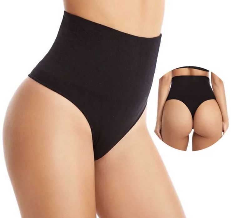 Maidenform  majtki modelujace czarne XL