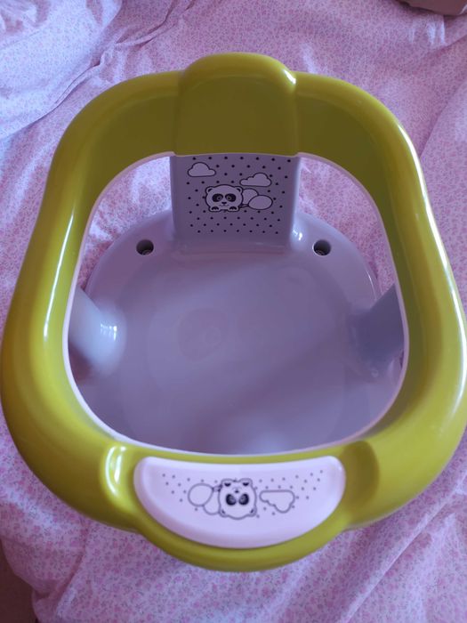 Assento para bebê quando na banheira