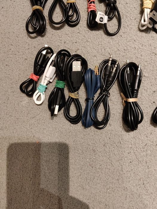 Kable USB C, micro USB, Jack to Jack, USB DC,  USB A JACK