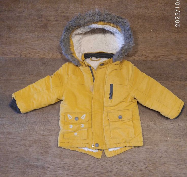 zestaw dwóch zimowych kurteczek 86 dla chłopca
