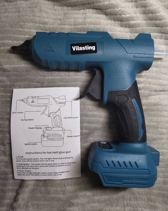 Акамуляторный термоклеевой пистолет