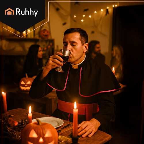 Strój biskupa XL/XXL Kostium na Bal Przebranie Halloween