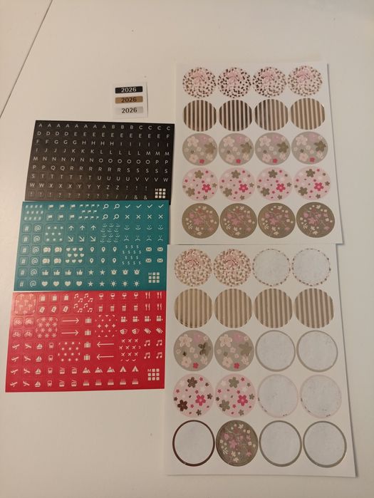 Zestaw naklejek różne