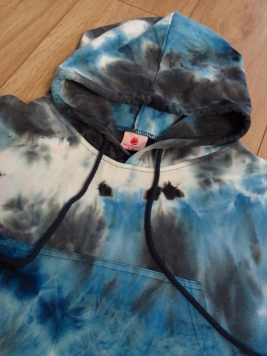 Bluza z kapturem crop top krótka S