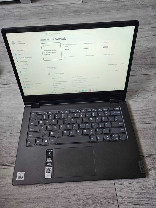 lenovo ideapad c340-14iml i5 10 gen dotykowy
