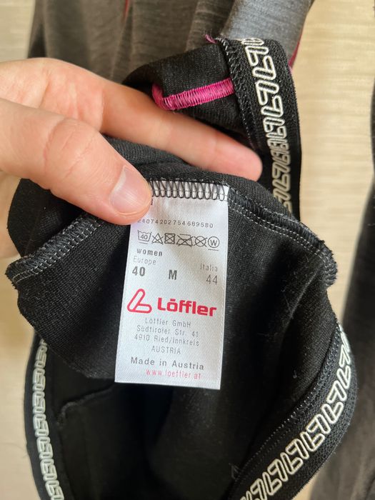 Loffler Merino Wool Кофта З Вовни Шерсті Мериноса Термобілизна Трекінгова Велосипедна Велоджерсі