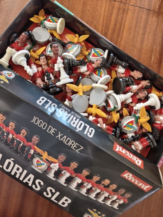 Jogo Xadrez Benfica completo ORIGINAL