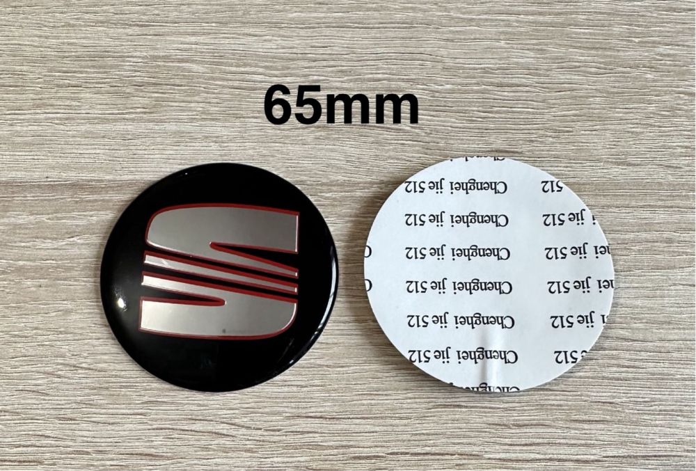 Conjunto 4 Centros Jantes Seat 56mm 60mm 63mm 65mm 68mm