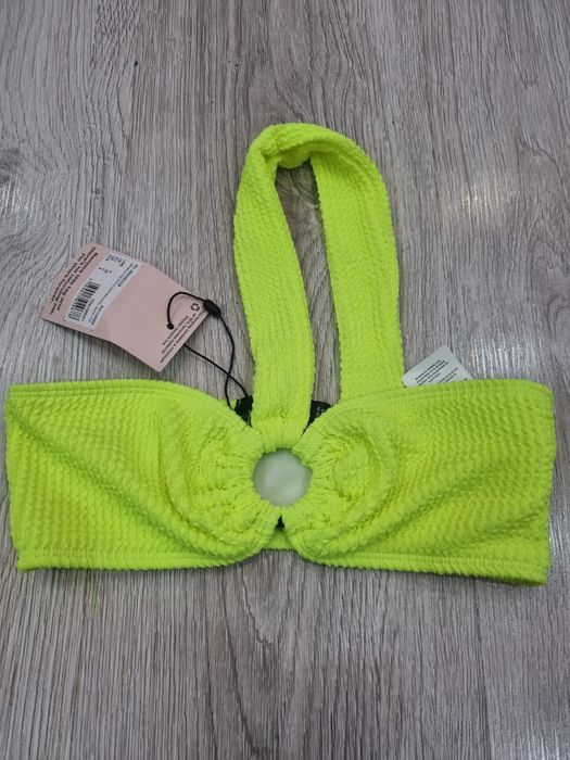 Góra od stroju kąpielowego stanik neonowy nowy missguided XXS