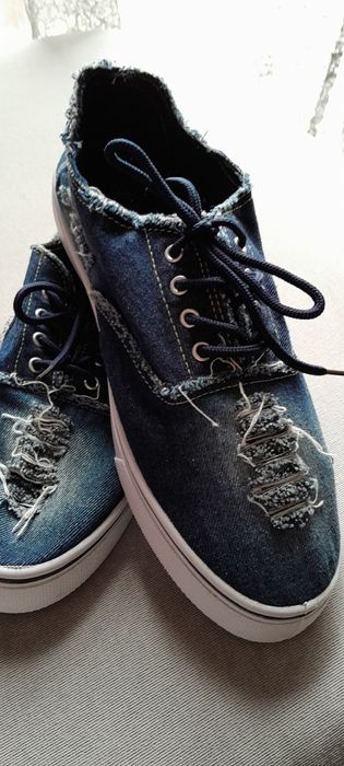 Джинсові мокасини нові 41р..