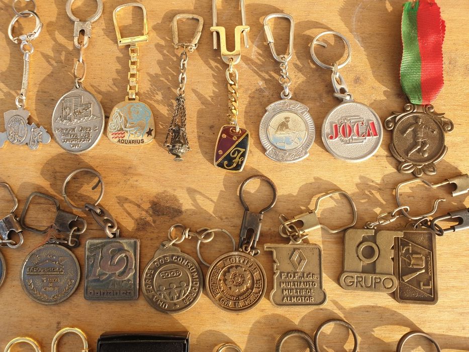 Porta chaves antigos em latão