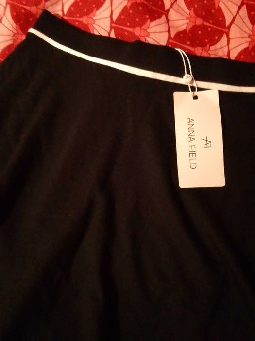 Spódnica spódniczka damska Anna Field Czarna Galowa gumka w pasie Nowa