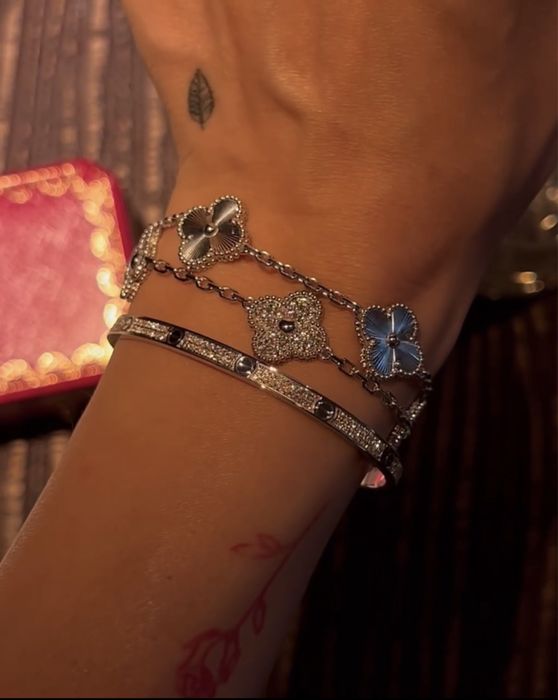 Браслет Van Cleef & Arpels Сережки Ван Кліф Картье