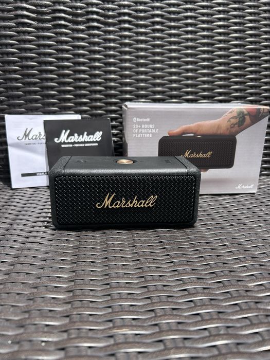 Coluna Marshall preta x dourada
