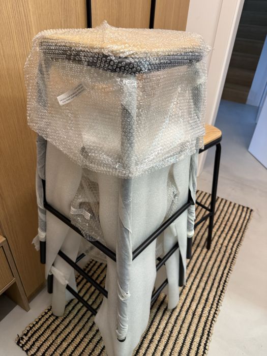 Hokery / krzesła barowe loft 4 szt. – nowe