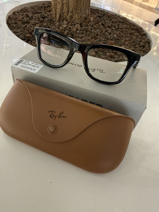 Смарт-очки Ray-Ban Meta Wayfarer Shiny Black/Clear size L