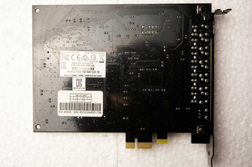 Звукова карта PCI Creative Sound Blaster SB1550 Sound Blaster Audigy Rx 7.1