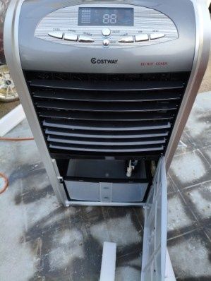 Klimatyzator przenośny na zimne i ciepłe powietrze pilot  costway