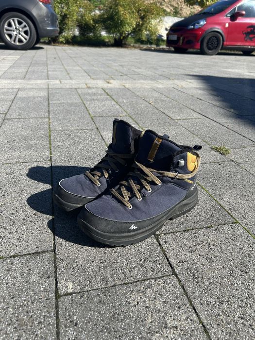 Quechua buty zimowe jesienne | czarne/granatowe/niebieskie