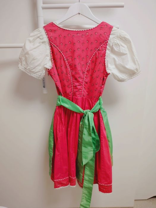 Amisu 34 bawarska sukienka drindl octoberfest