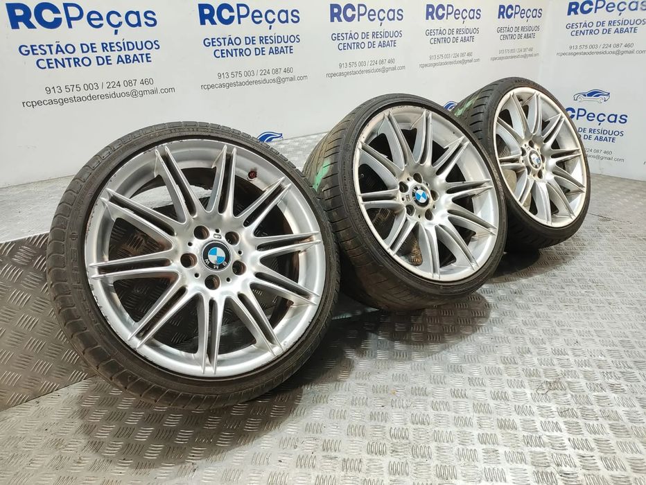 Conjunto 2 Jantes BMW 19 8J ET37 5x120 Style 225M Serie 3 E90 E91 E92