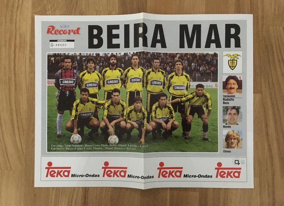 Posters Beira- Mar, Atlético, Barcelona, Real Madrid, Sporting, etc