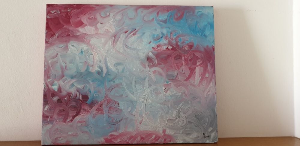 Quadro a, óleo original64298037817474121