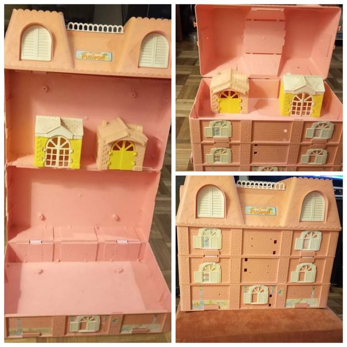 Casa de bonecas em madeira com mobílias e boneca, casinha de brincar.  Custóias, Leça Do Balio E Guifões • OLX Portugal