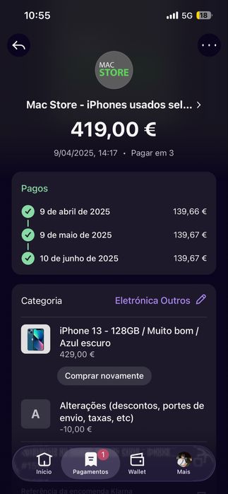 Iphone 13 - 128gb