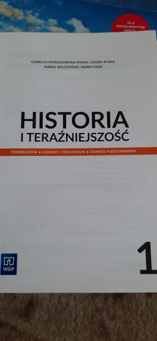 "Historia i teraźniejszość 1"