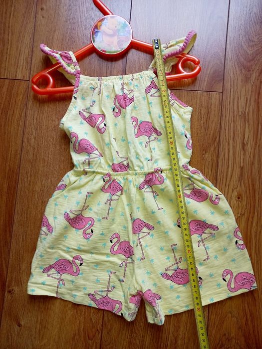 Next spodnium 104 kombinezon letni flamingi