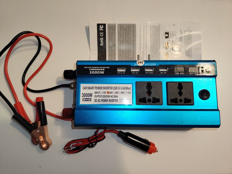Inversor 24v 3000w
