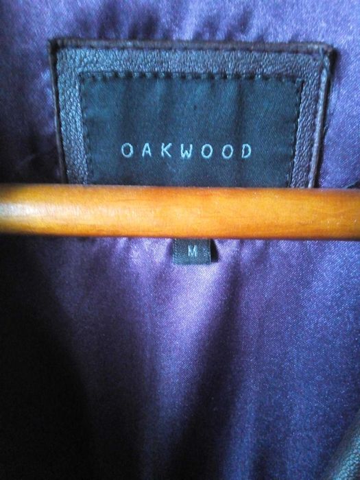 Пиджак натуральная кожа, женский, бренд "Oakwood", размер М