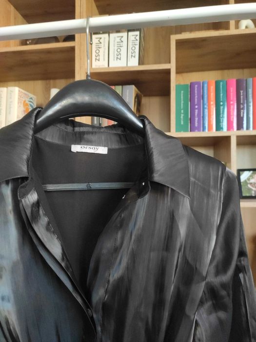 czarna sukienka orsay M L mała czarna elegancka szmijzerka