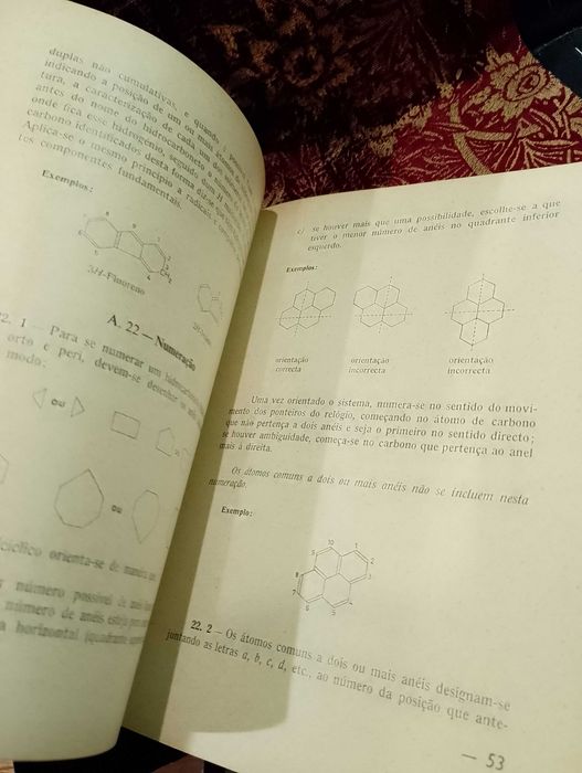 Algumas regras da nomenclatura de Química Orgânica, notas e exemplos
