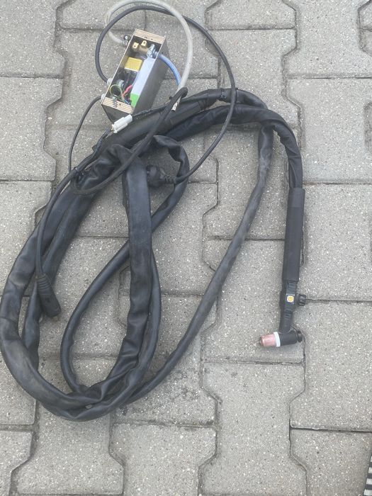 Palnik Tig z zaworkiem i elektrozaworem gazu