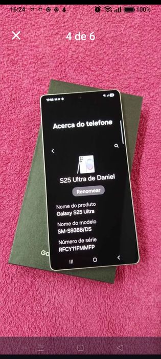 Samsung s25 ultra. 256 GB 12 GB RAM LIVR