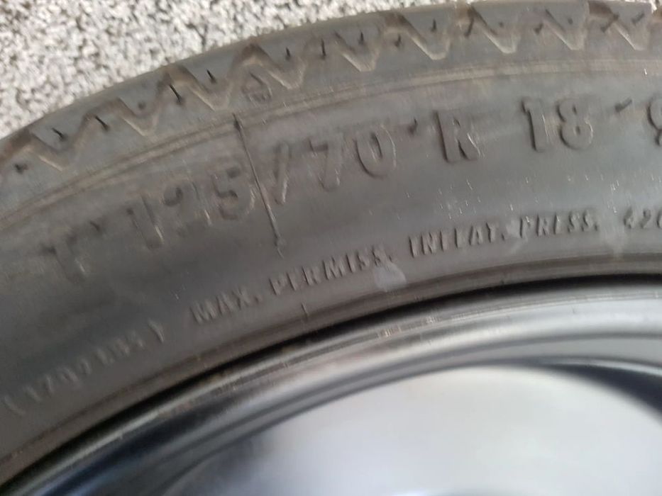 koło dojazdowe vw passat tiguan t-roc arteon skoda octavia karoq seat