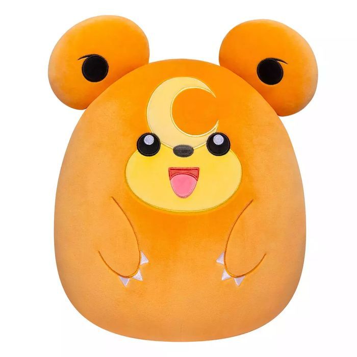 POKEMON Squishmallow Teddiursa Seria 4, pluszak, 35 cm. Nowy Produkt
