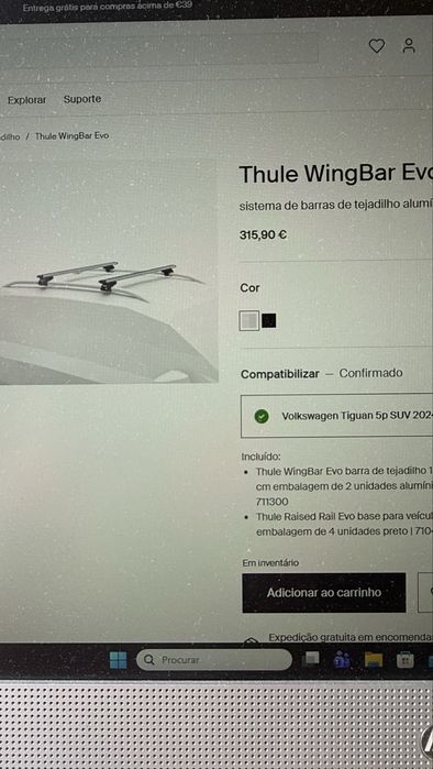 Thule wingBar Evo