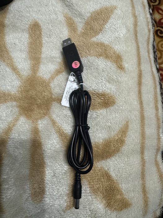 Кабель перехідник для роутера від павербанка  5V to12V