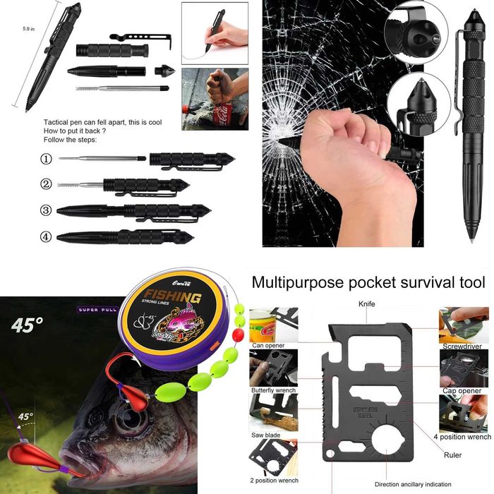 Kit de Sobrevivência completo (PORTES GRATIS)
