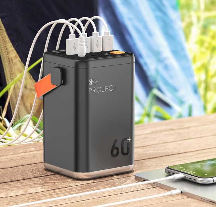 Павербанк Power bank 2 PROJECT 60000mah Повербанк Портативна батарея