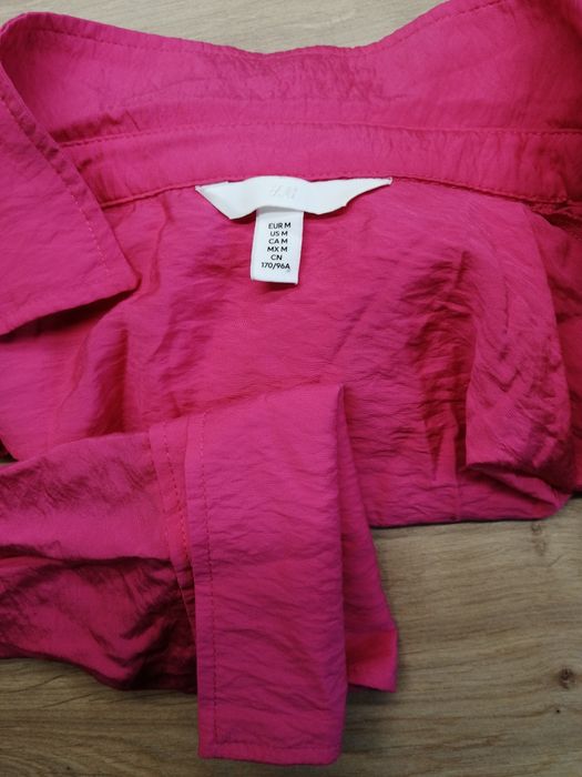 Koszula Barbie różowa krótka M/38/10 H&M długi rękaw