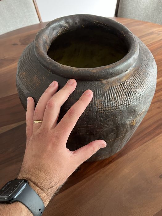 Vaso Ceramica Marrom - Area