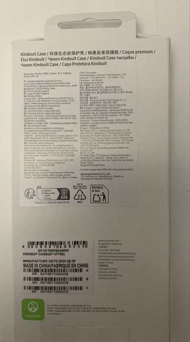 Oryginalne Etui Samsung Galaxy Z Flip7 Kindsuit EF-VF766