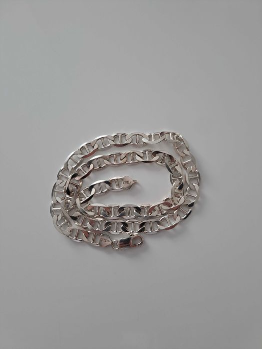 Łańcuszek i bransoletka srebrne męskie TDS GUCCI