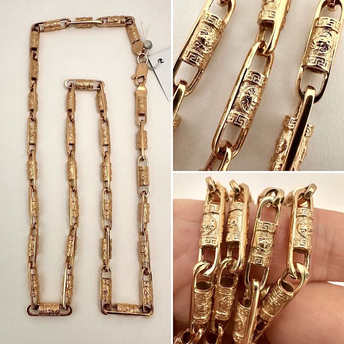 Золотая цепочка большая / ланцюжок золотий Versace