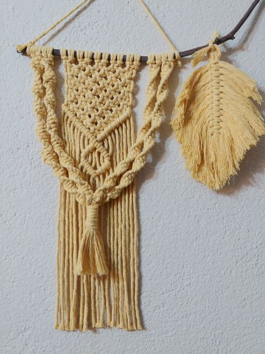 Paineis de macramé